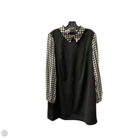 Dress Casual Midi By Tommy Hilfiger In Black & White, Size: 16