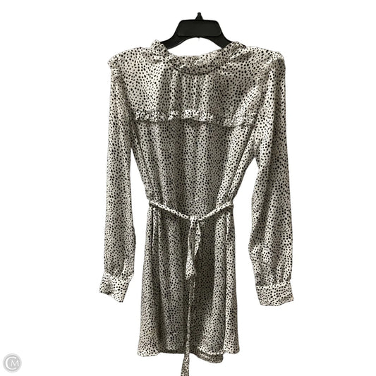 Dress Casual Midi By Avec Les Filles In Black & White, Size: L