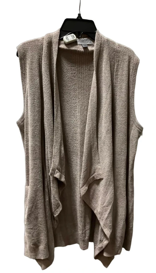 Vest Other By Barefoot Dreams In Taupe, Size: S
