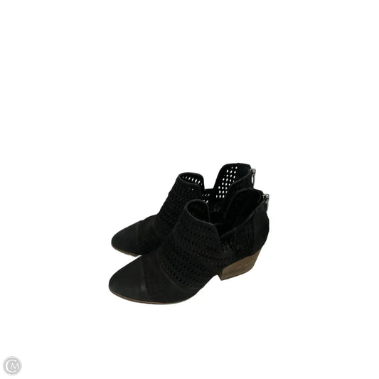Boots Ankle Heels By Vince Camuto In Black, Size: 7.5