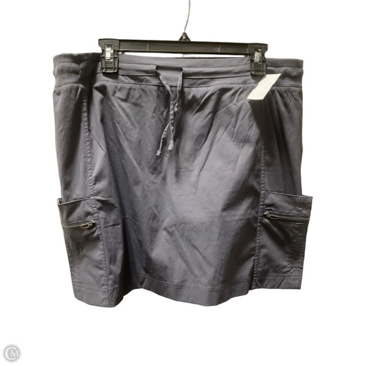 Athletic Skort By Telluride In Grey, Size: Xl