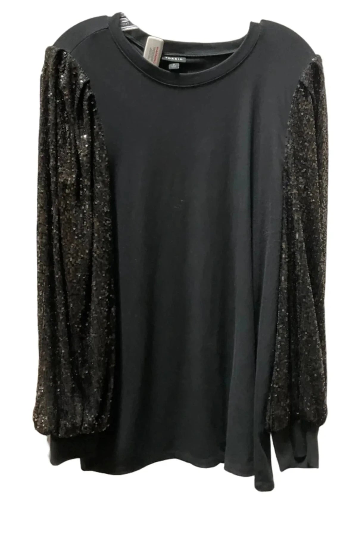 Top Long Sleeve By Torrid In Black, Size: 2x