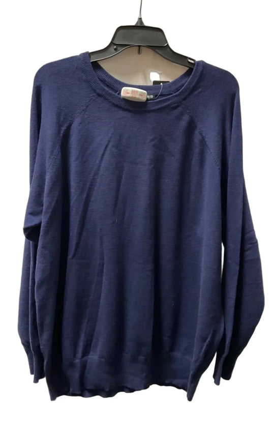Top Long Sleeve By Torrid In Navy, Size: 2x