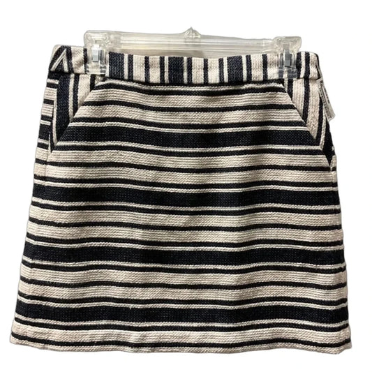 Skirt Midi By Banana Republic In Striped Pattern, Size: 6p