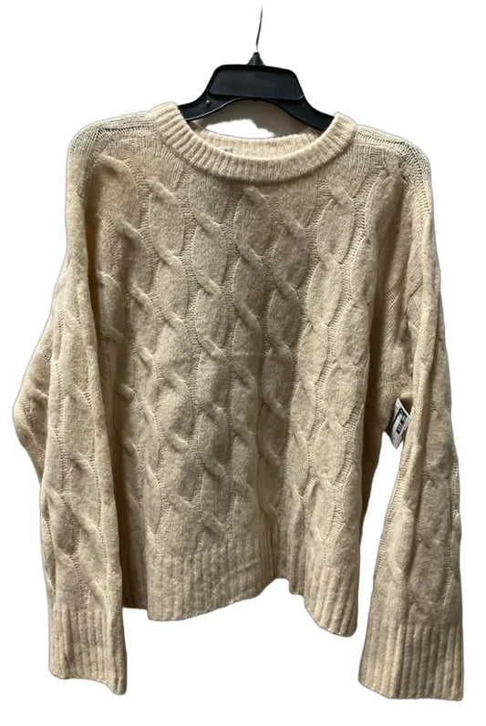 Sweater By Ann Taylor In Beige, Size: S