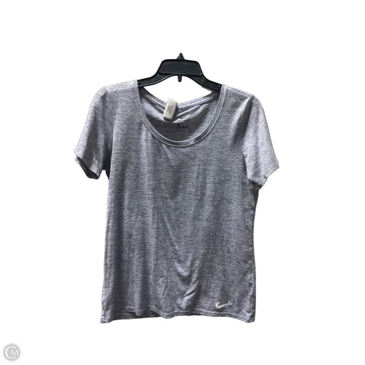 Athletic Top Short Sleeve By Nike In Purple, Size: M
