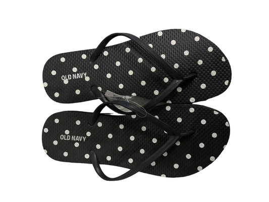 Polkadot Sandals Flip Flops Old Navy, Size 6