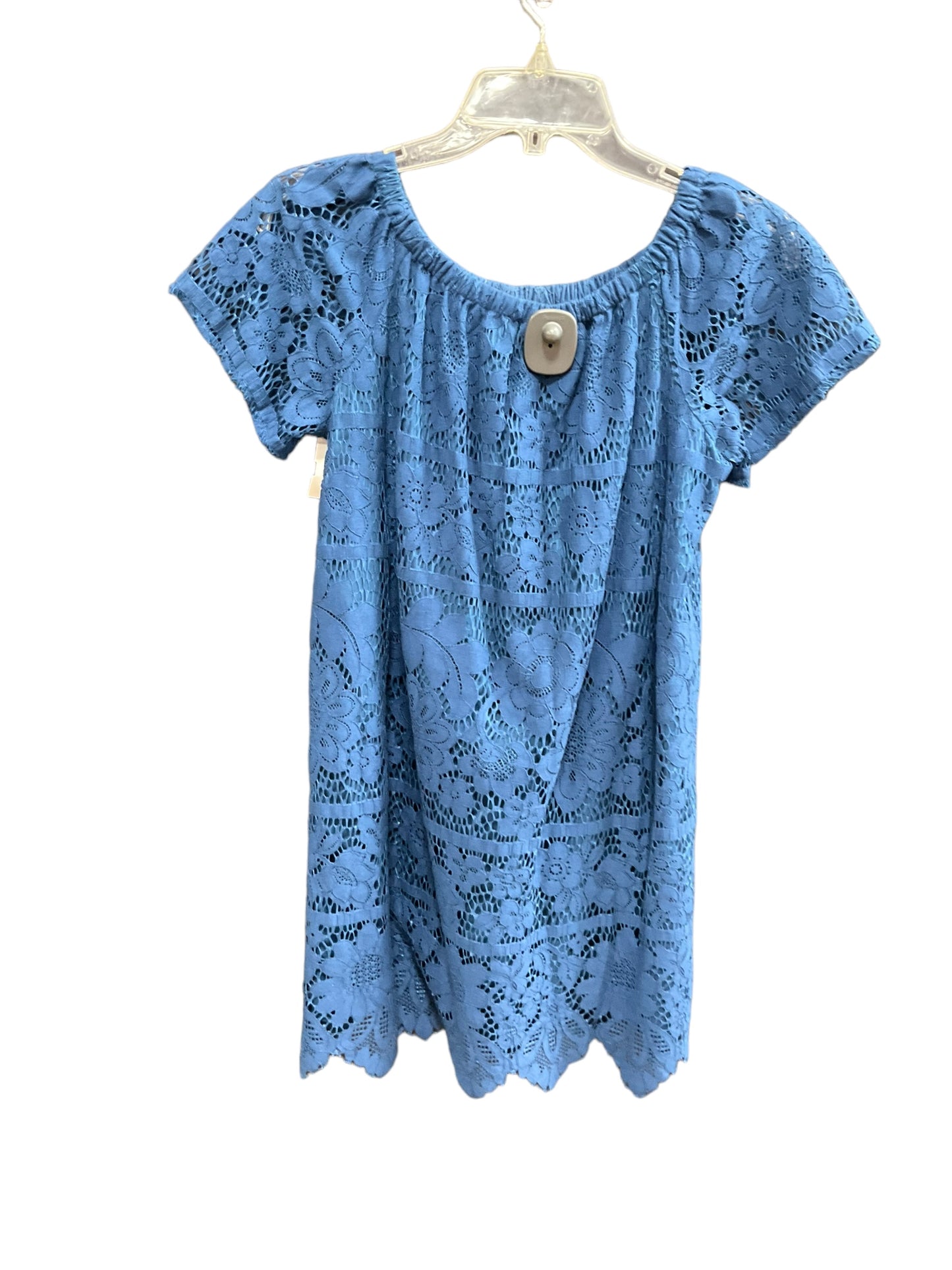 Teal Tunic Short Sleeve Loft, Size Xs