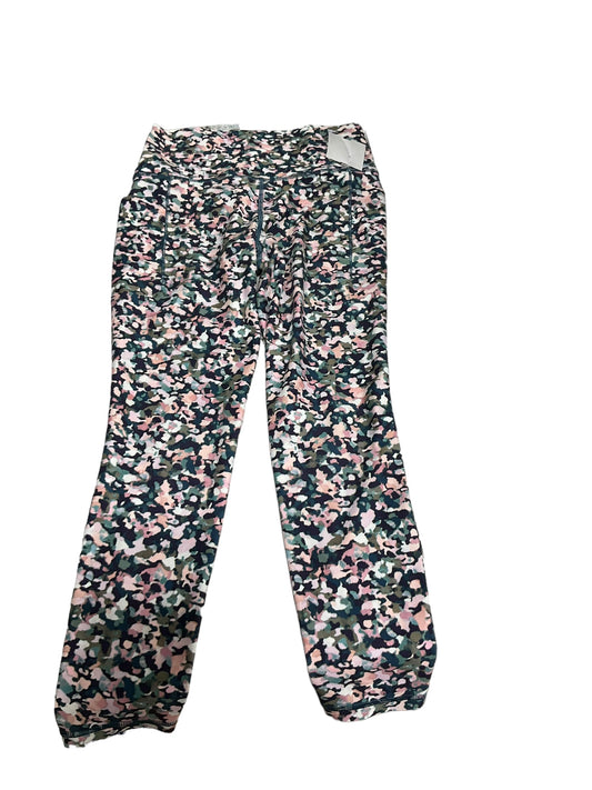 Green & Pink Athletic Leggings Athleta, Size S