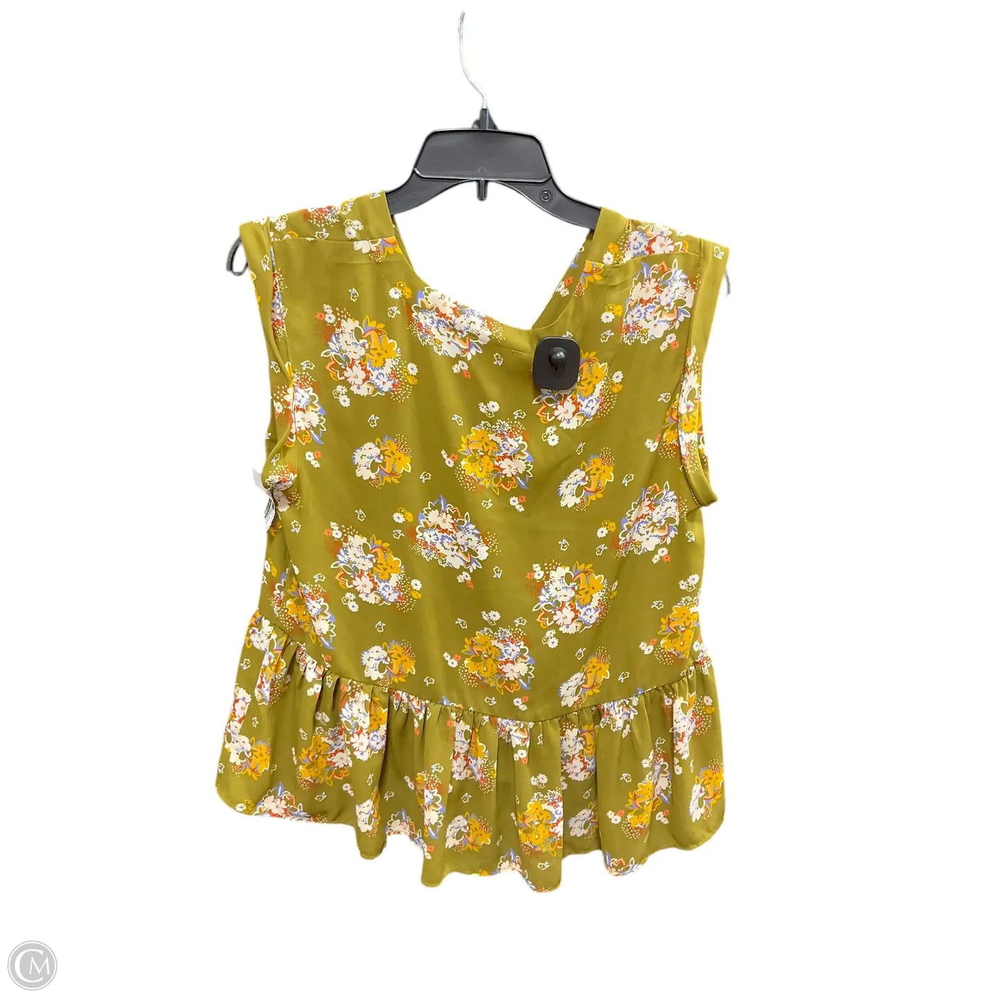 Top Short Sleeve By Loft In Green, Size: M