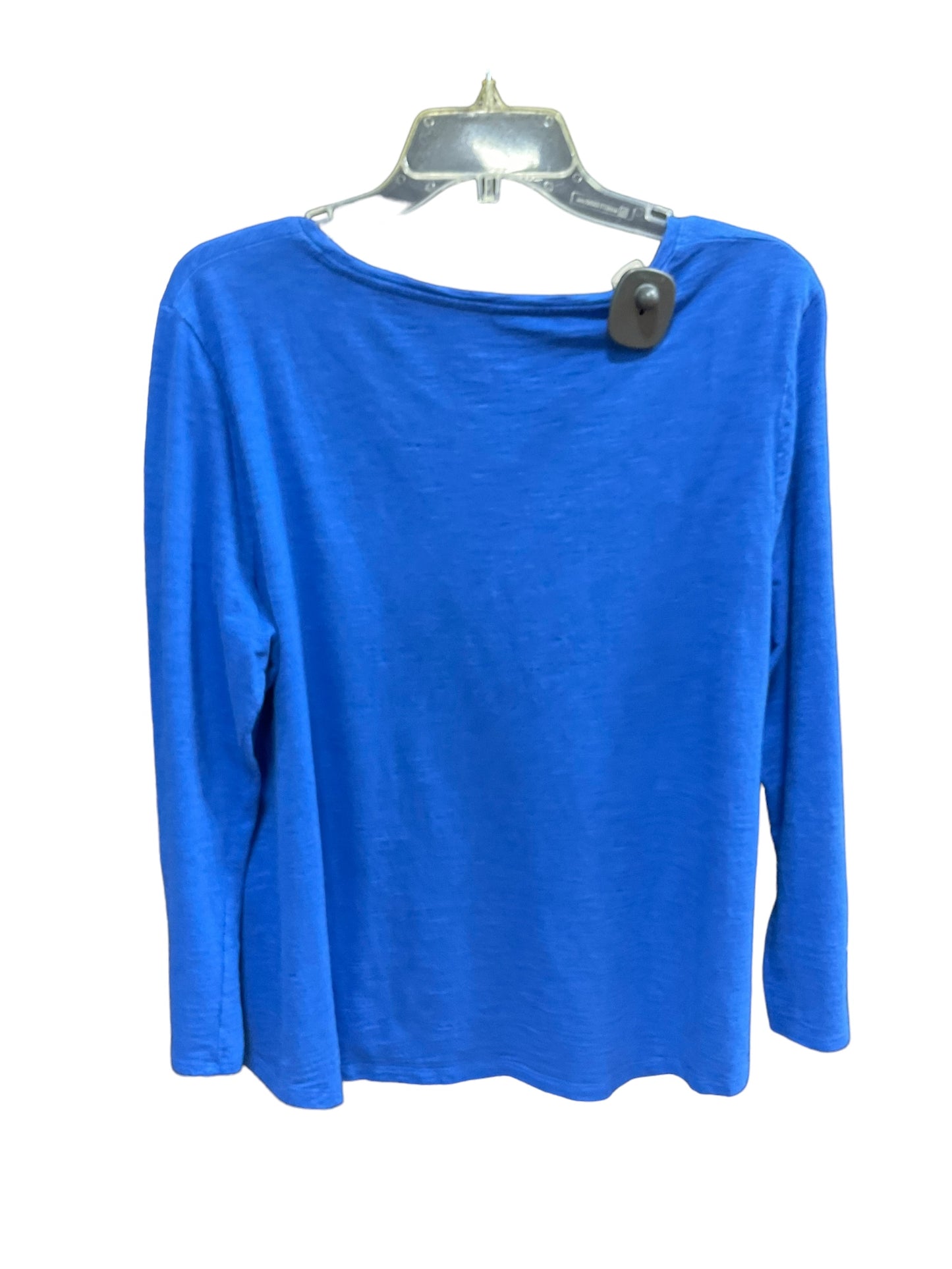 Blue Top 3/4 Sleeve Chicos, Size L