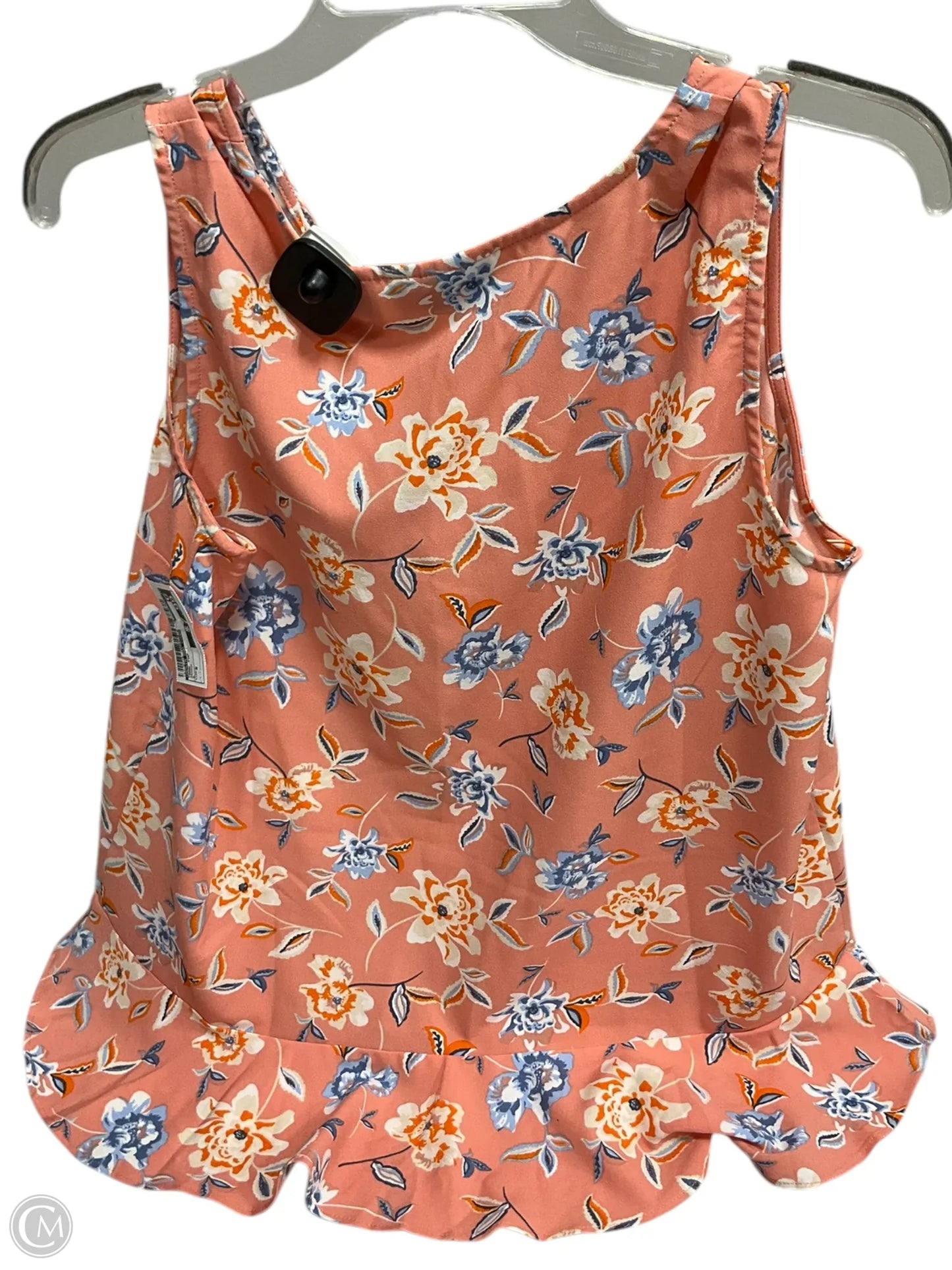 Tank Top By Denim And Company In Peach, Size: S