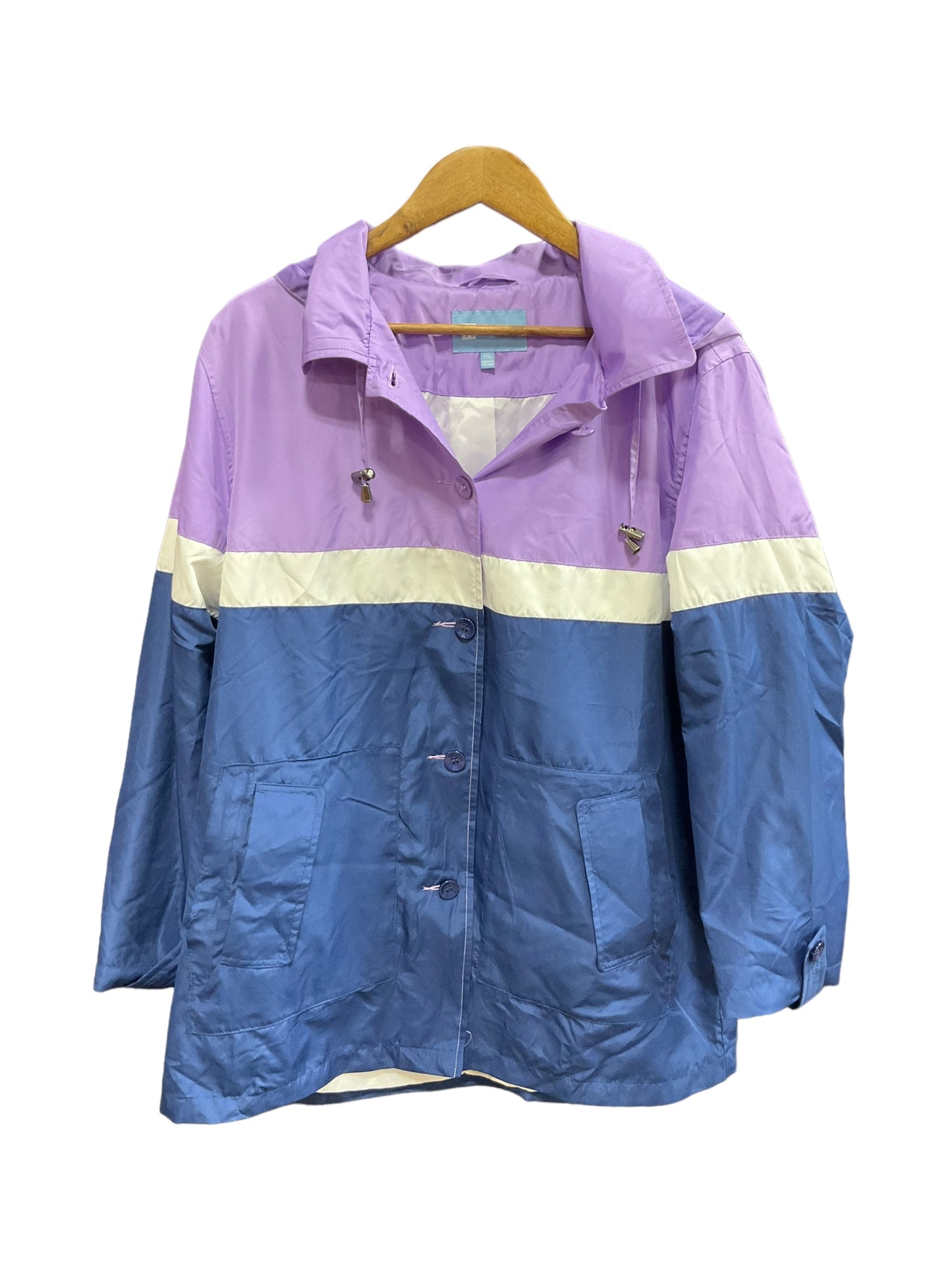 Blue & Purple Jacket Windbreaker Koret, Size Xl