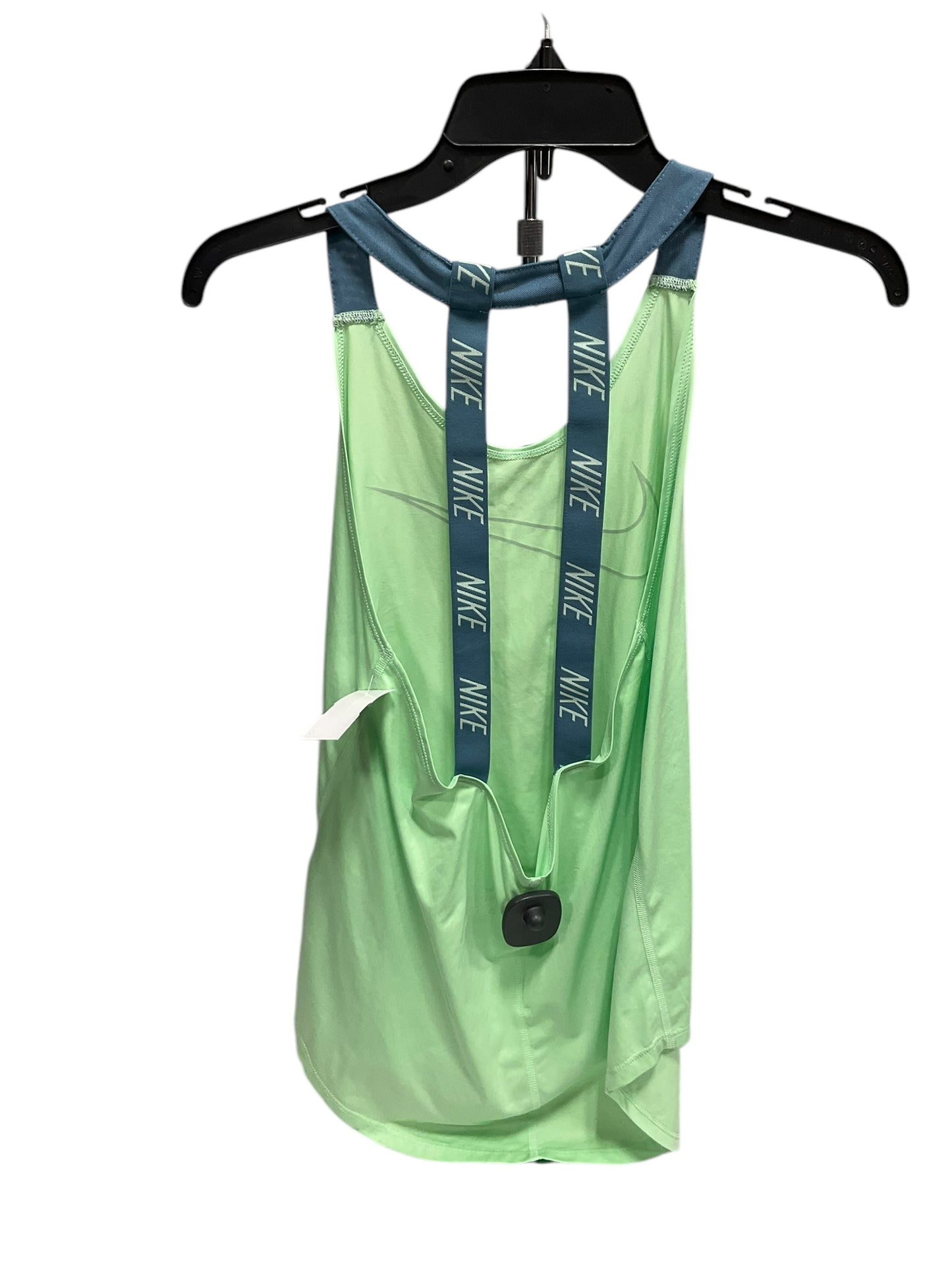 Athletic Tank Top By Nike Apparel In Green, Size: M