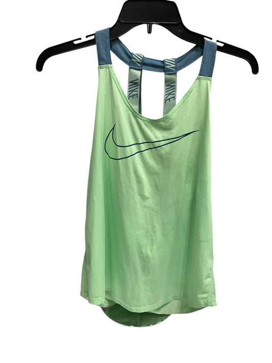 Athletic Tank Top By Nike Apparel In Green, Size: M