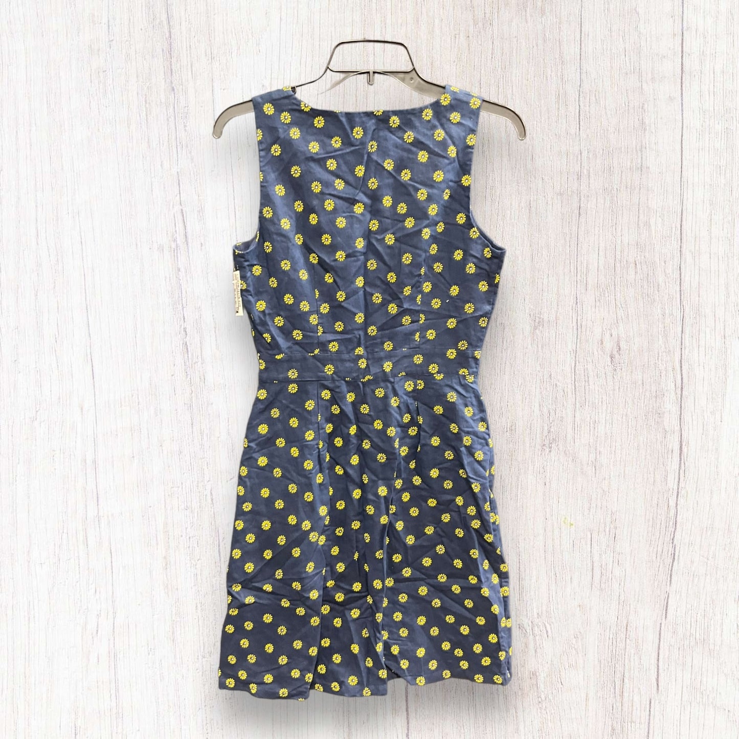 Blue & Yellow Dress Casual Short J. Crew, Size 0