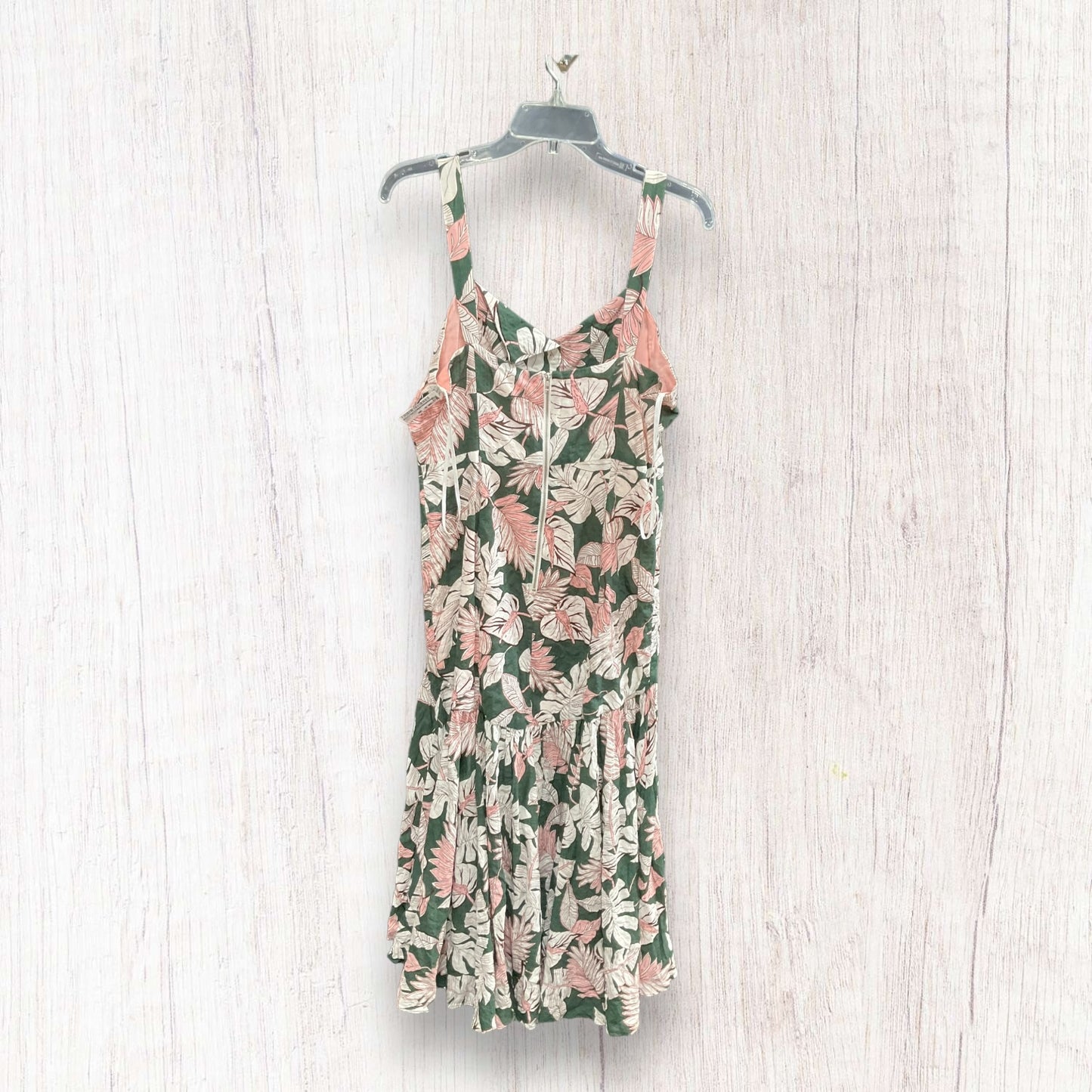 Green & Pink Dress Casual Midi Gianni Bini, Size L