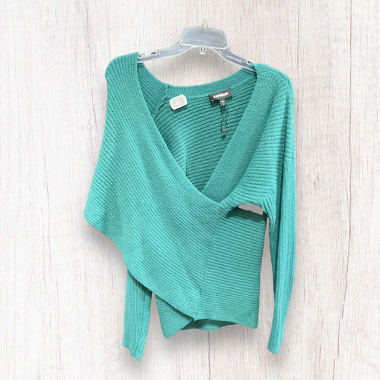 Sweater By Express In Green, Size: M