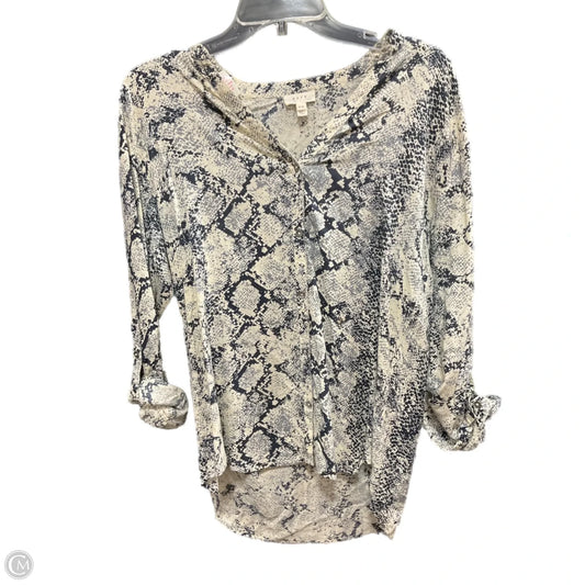 Top Long Sleeve By Clothes Mentor In Snakeskin Print, Size: Xs