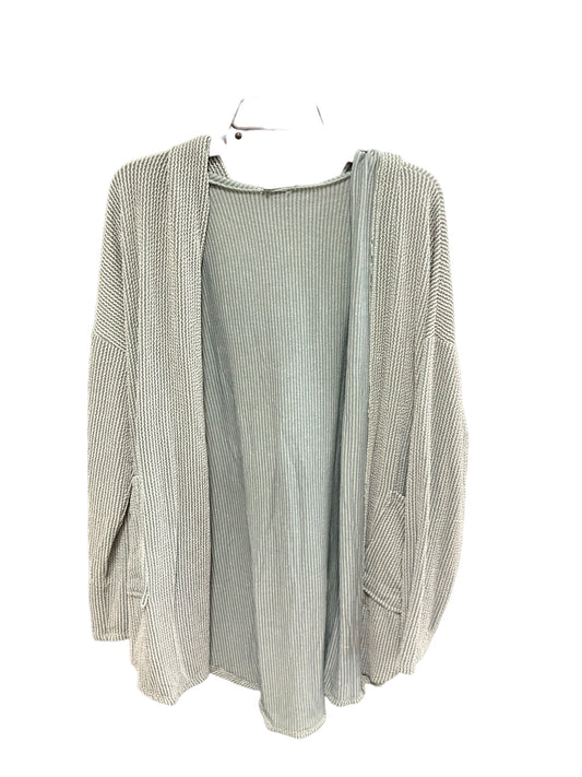 Cardigan By Clothes Mentor In Green, Size: L