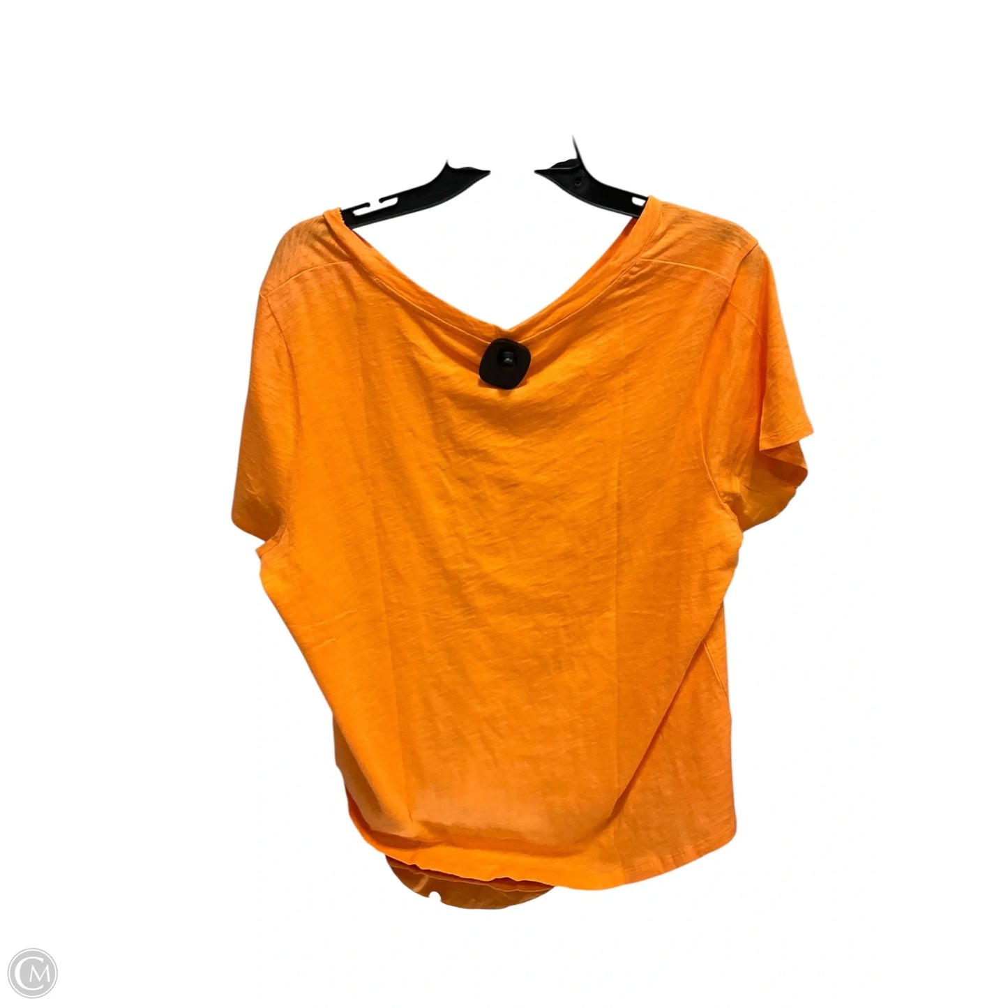 Top Short Sleeve Basic By Old Navy In Orange, Size: Xl