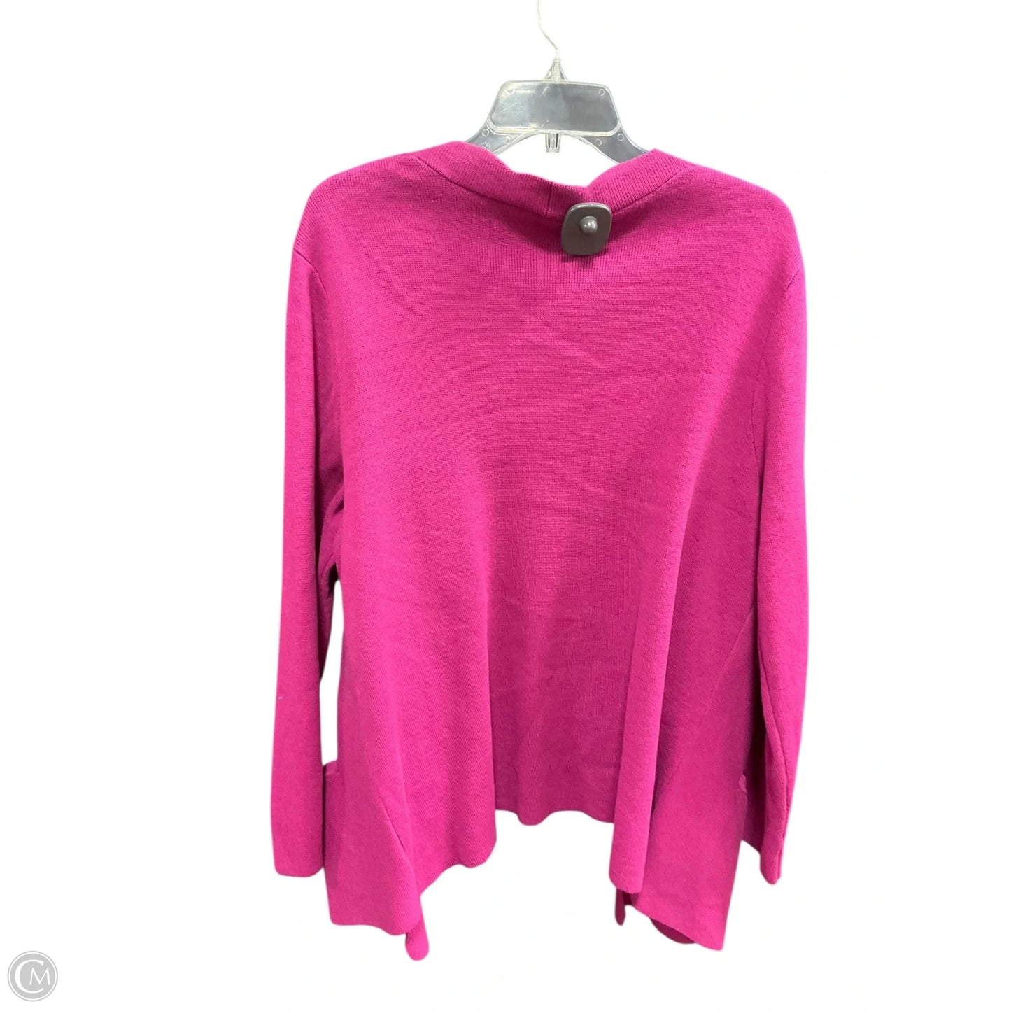 Sweater Cardigan By Talbots In Pink, Size: 1x