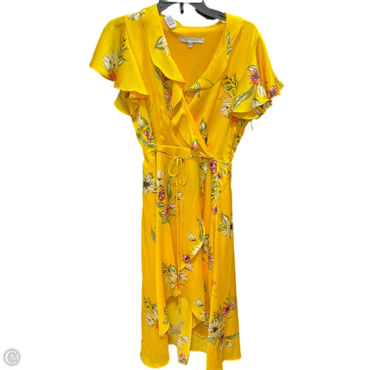 Dress Casual Midi By Clothes Mentor In Yellow, Size: S