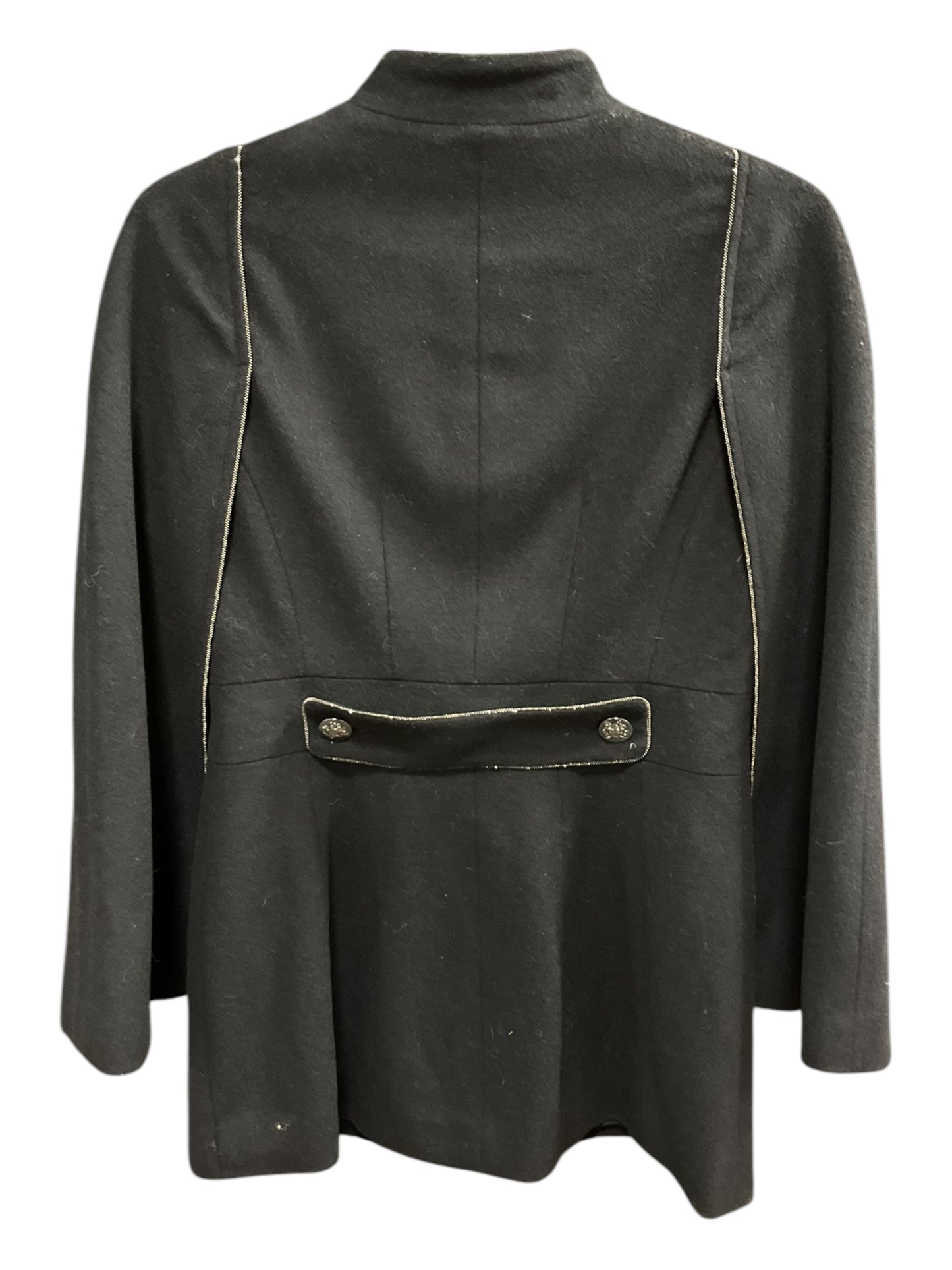 Coat Wool By White House Black Market In Black, Size: Xxs