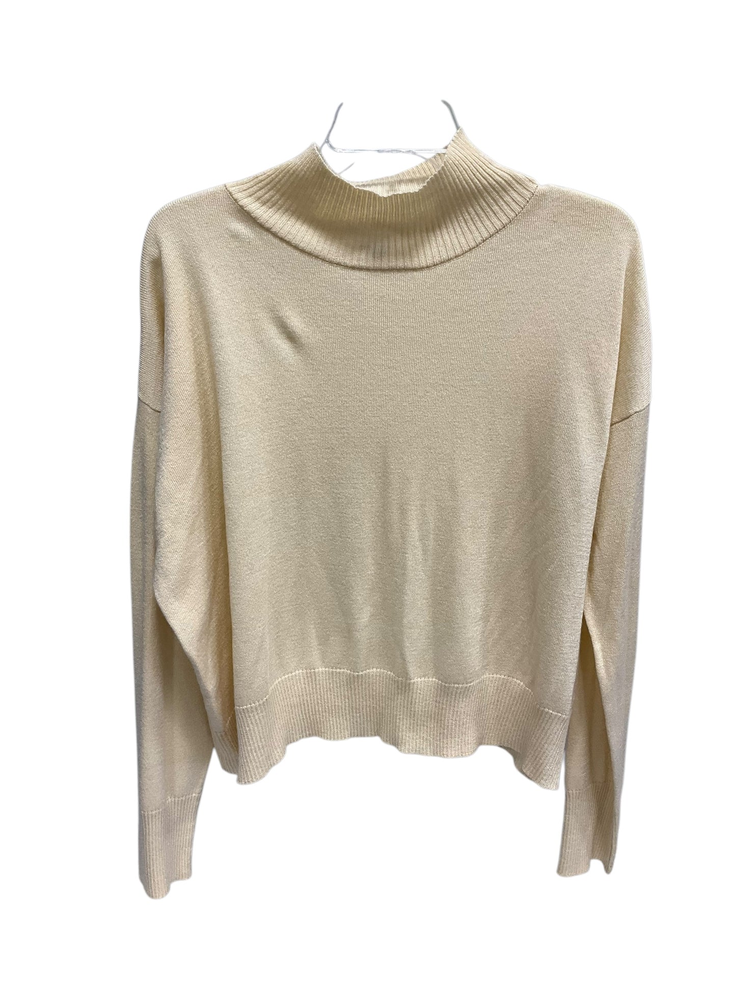 Sweater By Double Zero In Cream, Size: L