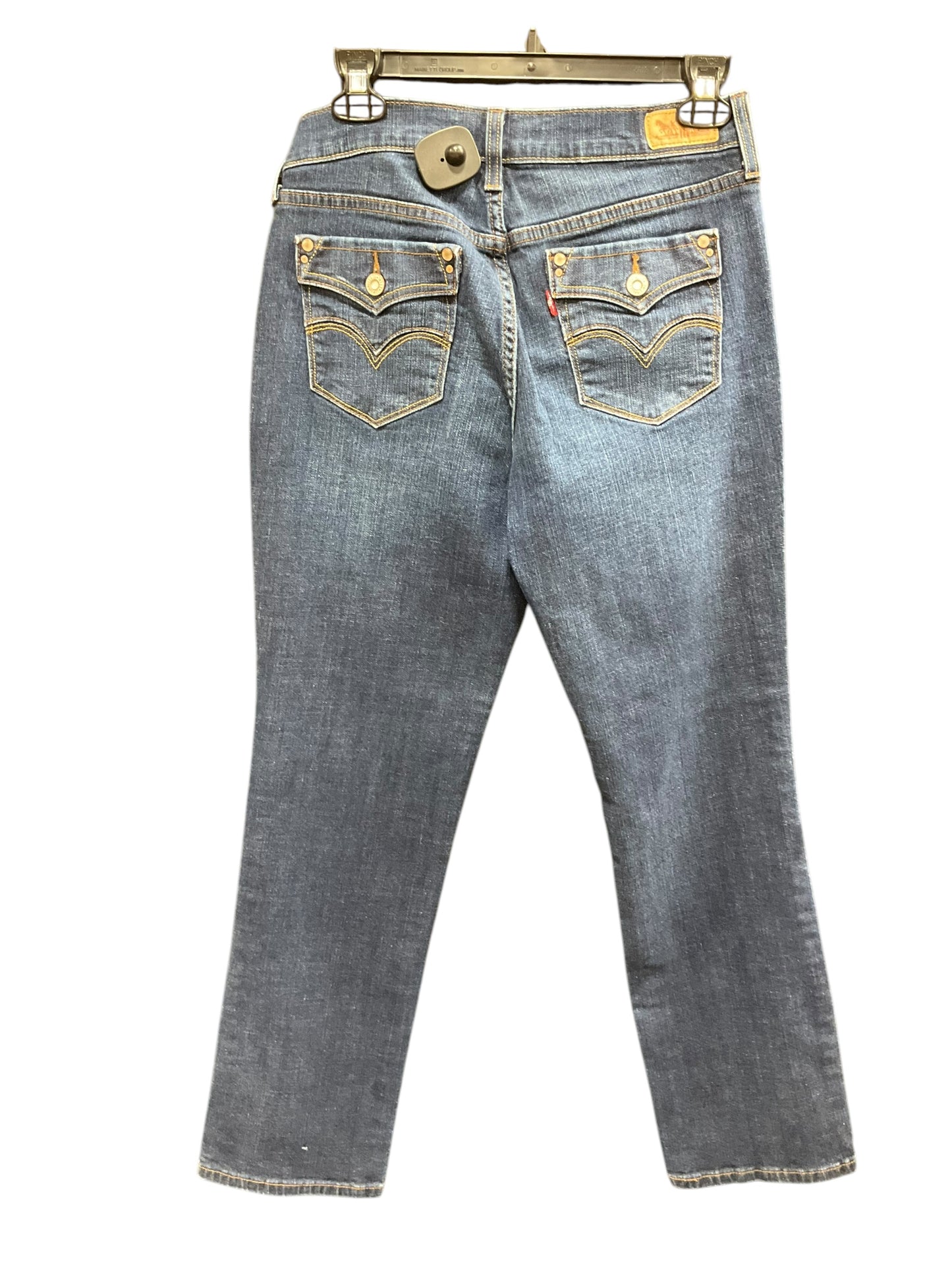 Jeans Straight By Levis In Blue, Size: 8