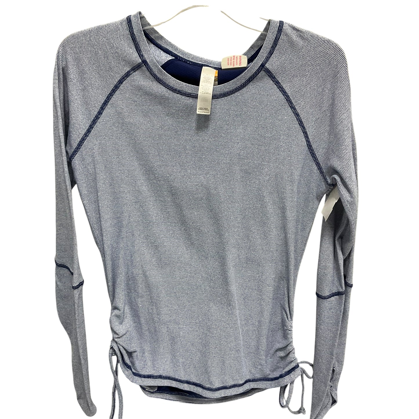 Athletic Sweatshirt Crewneck By Lucy In Blue, Size: M
