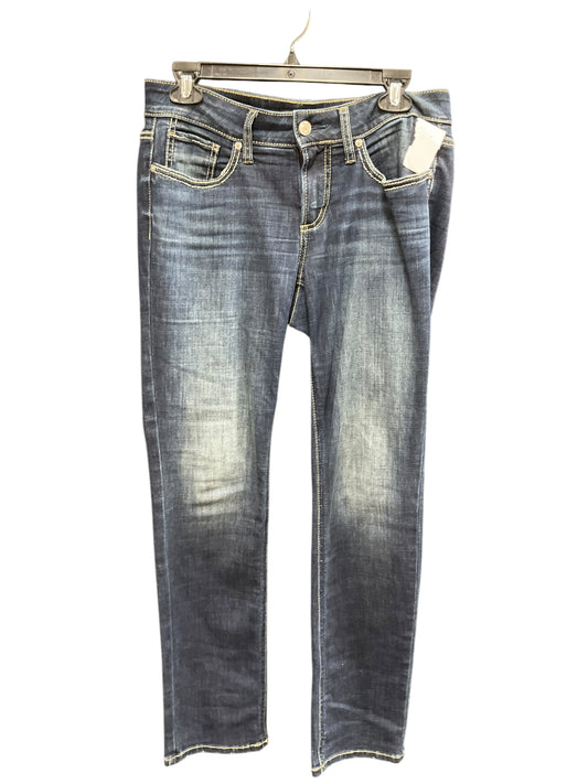 Jeans Straight By Silver In Blue, Size: 6