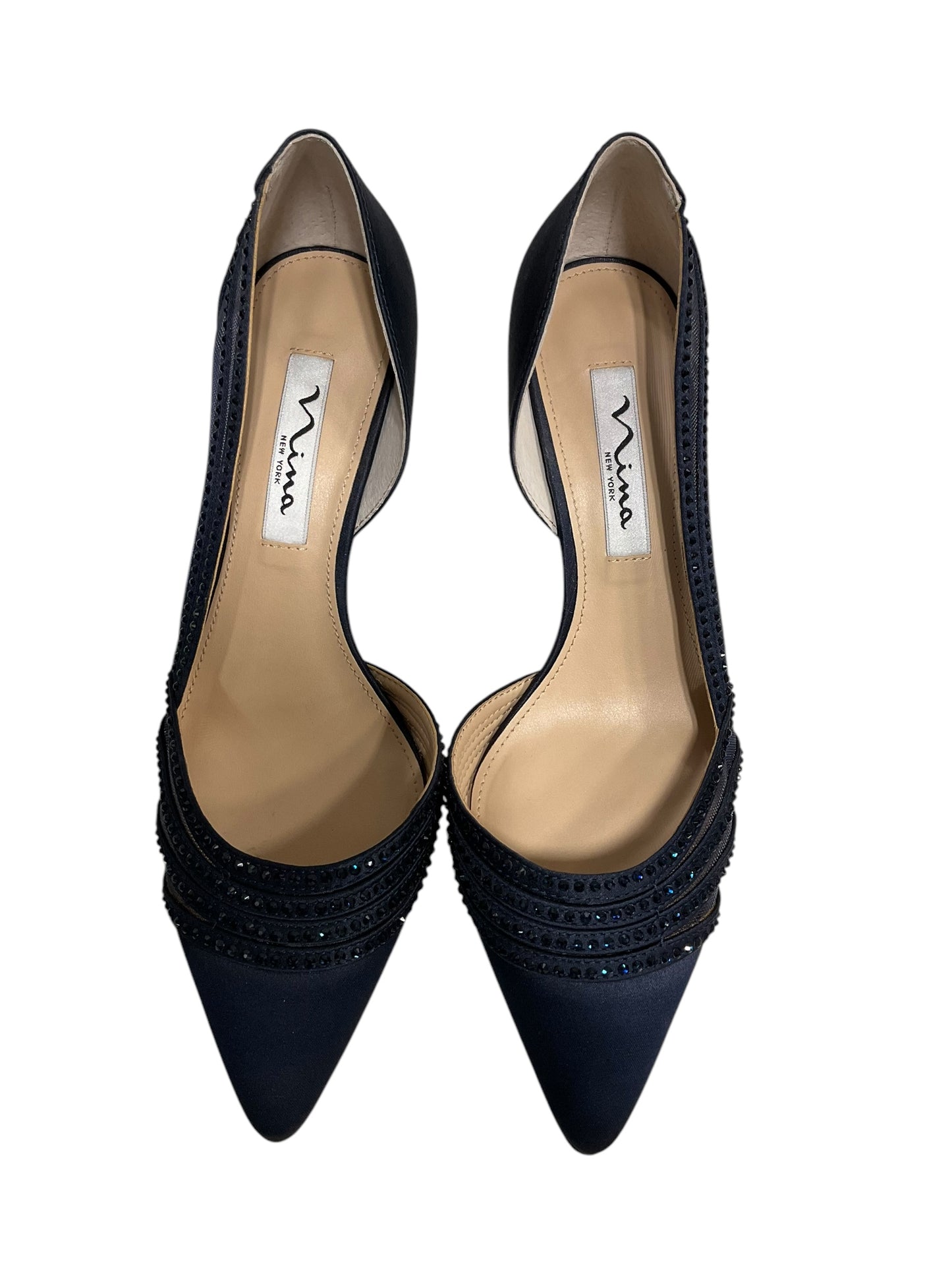 Shoes Heels Stiletto By Nina In Navy, Size: 7.5