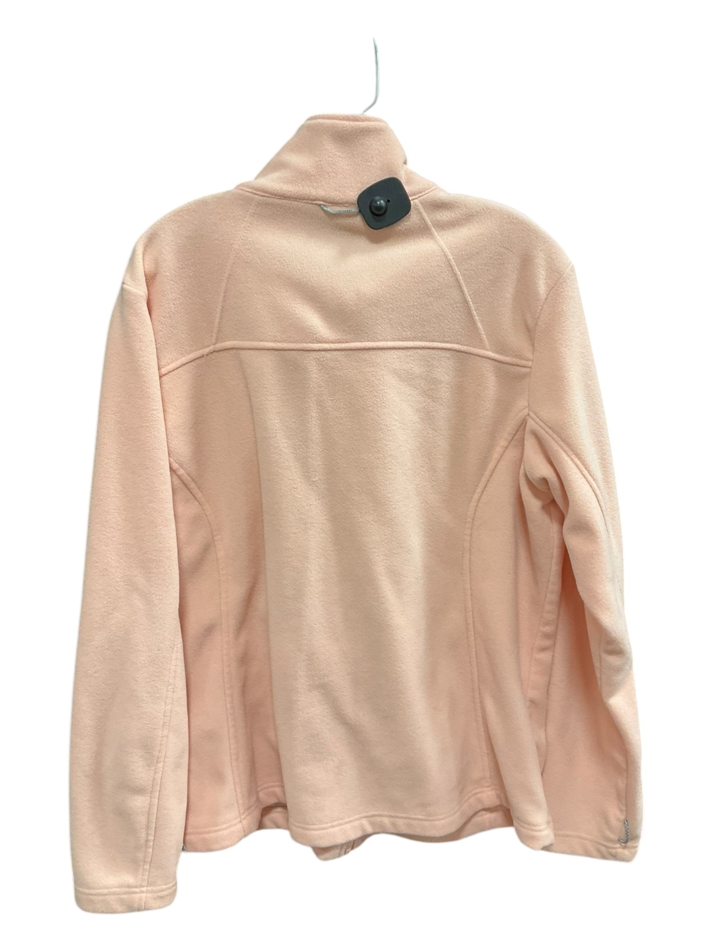 Jacket Fleece By Columbia In Peach, Size: Xxl