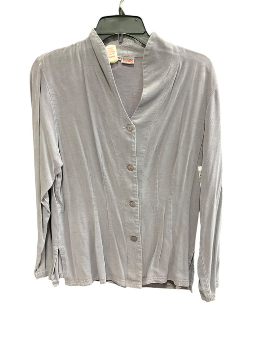 Top Long Sleeve By Tianello In Purple, Size: Xs