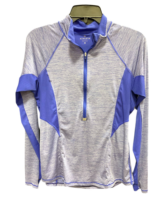 Athletic Jacket By Athleta In Blue, Size: M