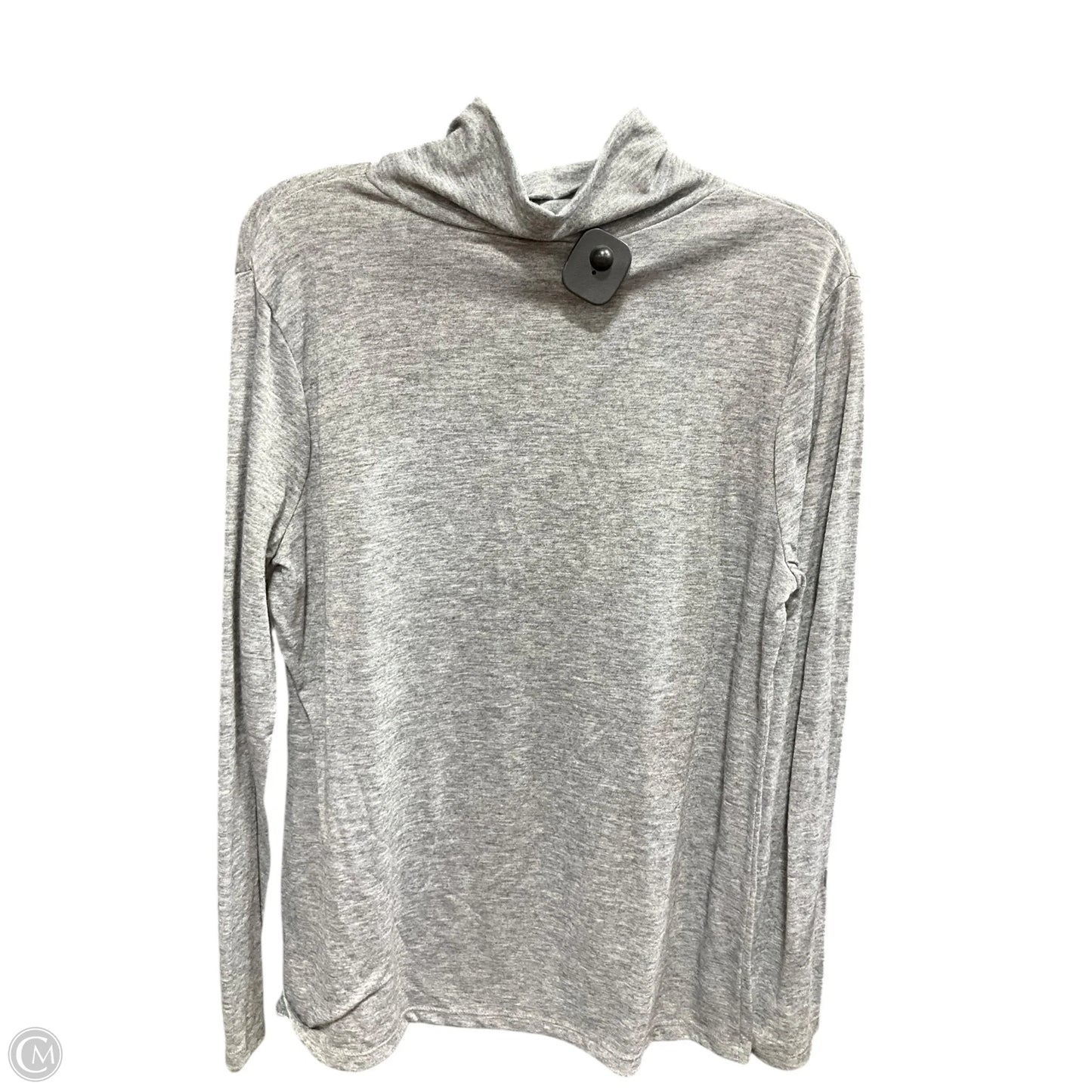 Top Long Sleeve By Talbots In Grey, Size: Xxl