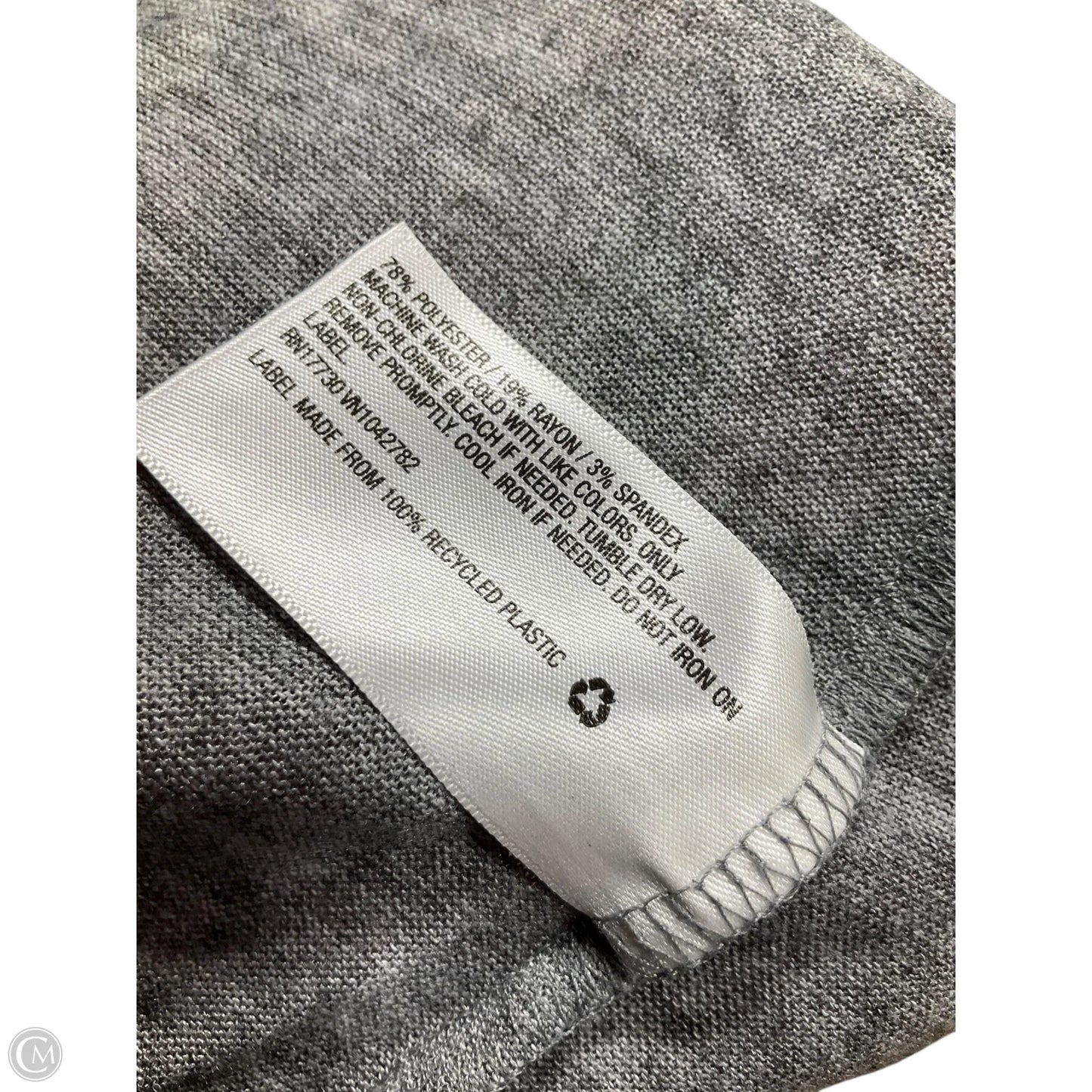 Top Long Sleeve By Talbots In Grey, Size: Xxl