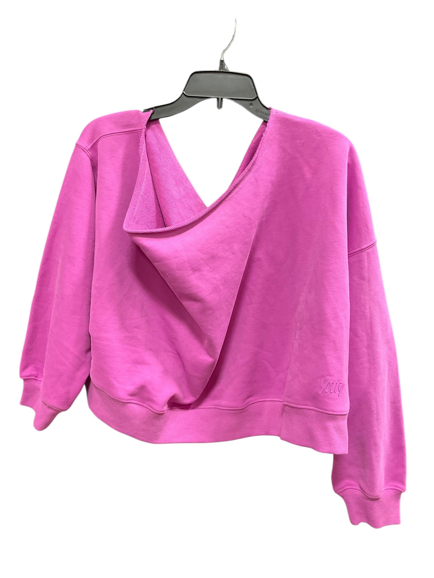 Athletic Sweatshirt Crewneck By Clothes Mentor In Pink, Size: 1x