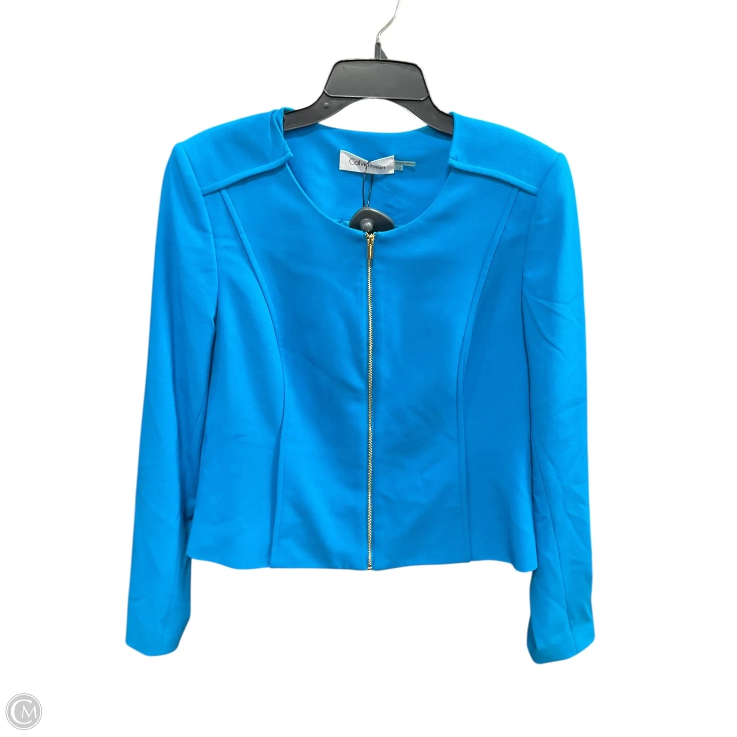 Jacket Other By Calvin Klein In Teal, Size: 12