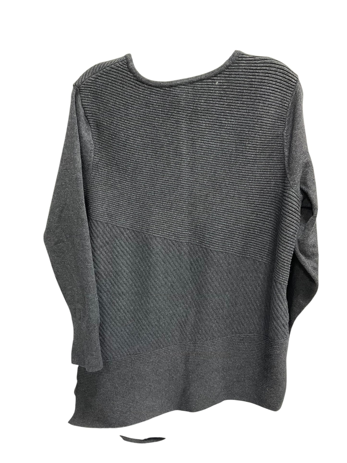 Sweater By Chicos In Grey, Size: Xl