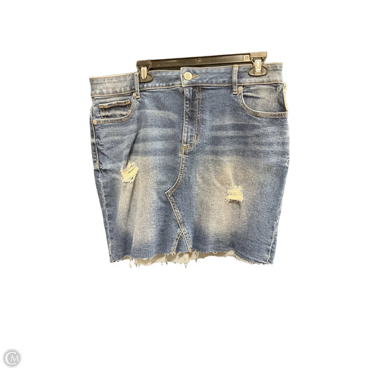 Skirt Mini & Short By Maurices In Blue, Size: 14