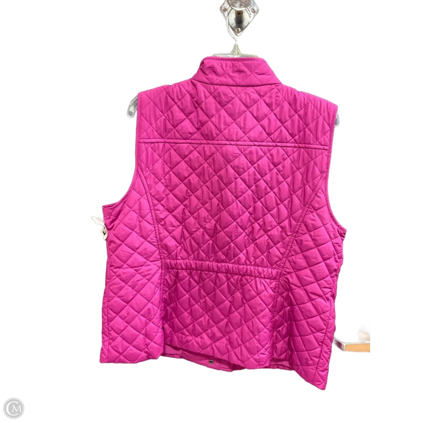 Vest Puffer & Quilted By Talbots In Pink, Size: Xl