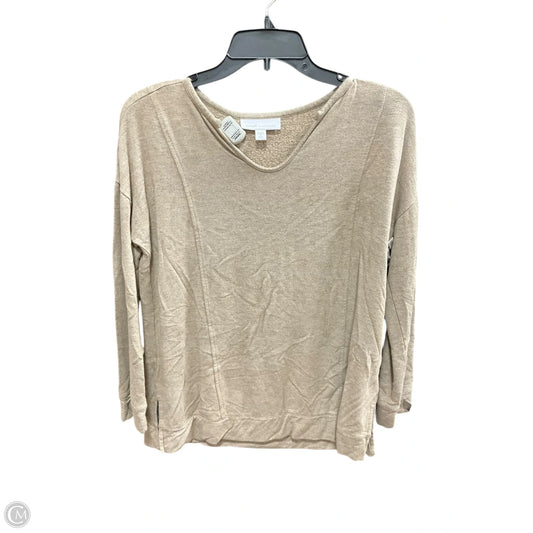 Top Long Sleeve By Pure Jill In Tan, Size: Xs