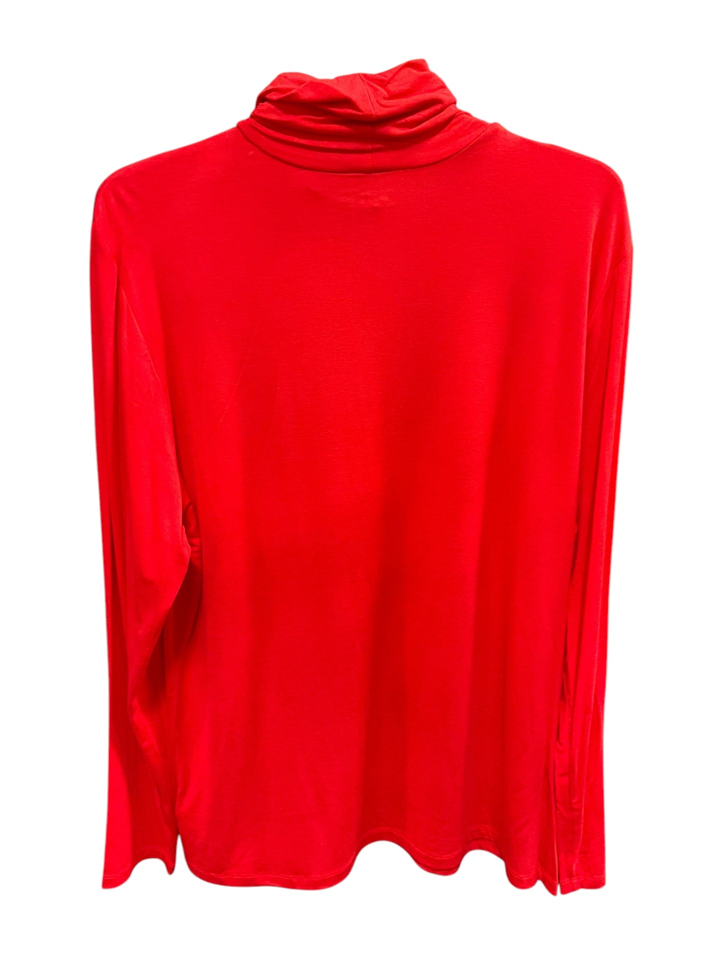 Top Long Sleeve By Jones New York In Red, Size: Xl