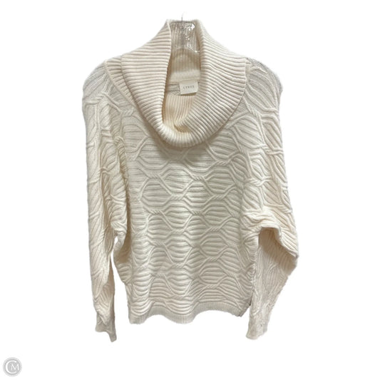 Sweater By Cyrus Knits In Cream, Size: Xs