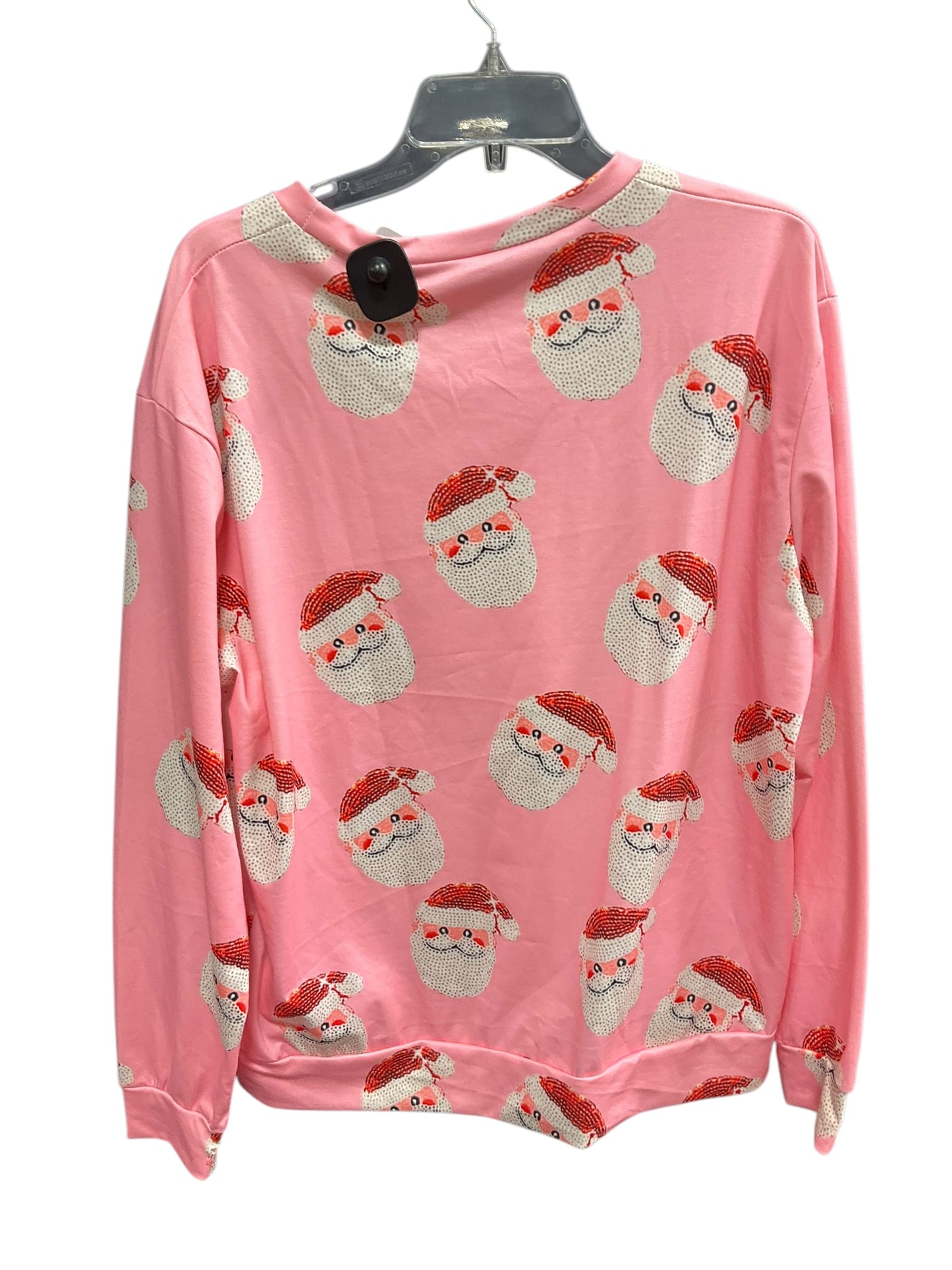 Top Long Sleeve By Clothes Mentor In Pink, Size: M