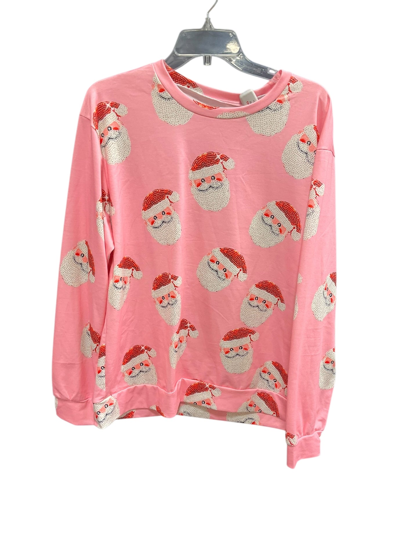 Top Long Sleeve By Clothes Mentor In Pink, Size: M