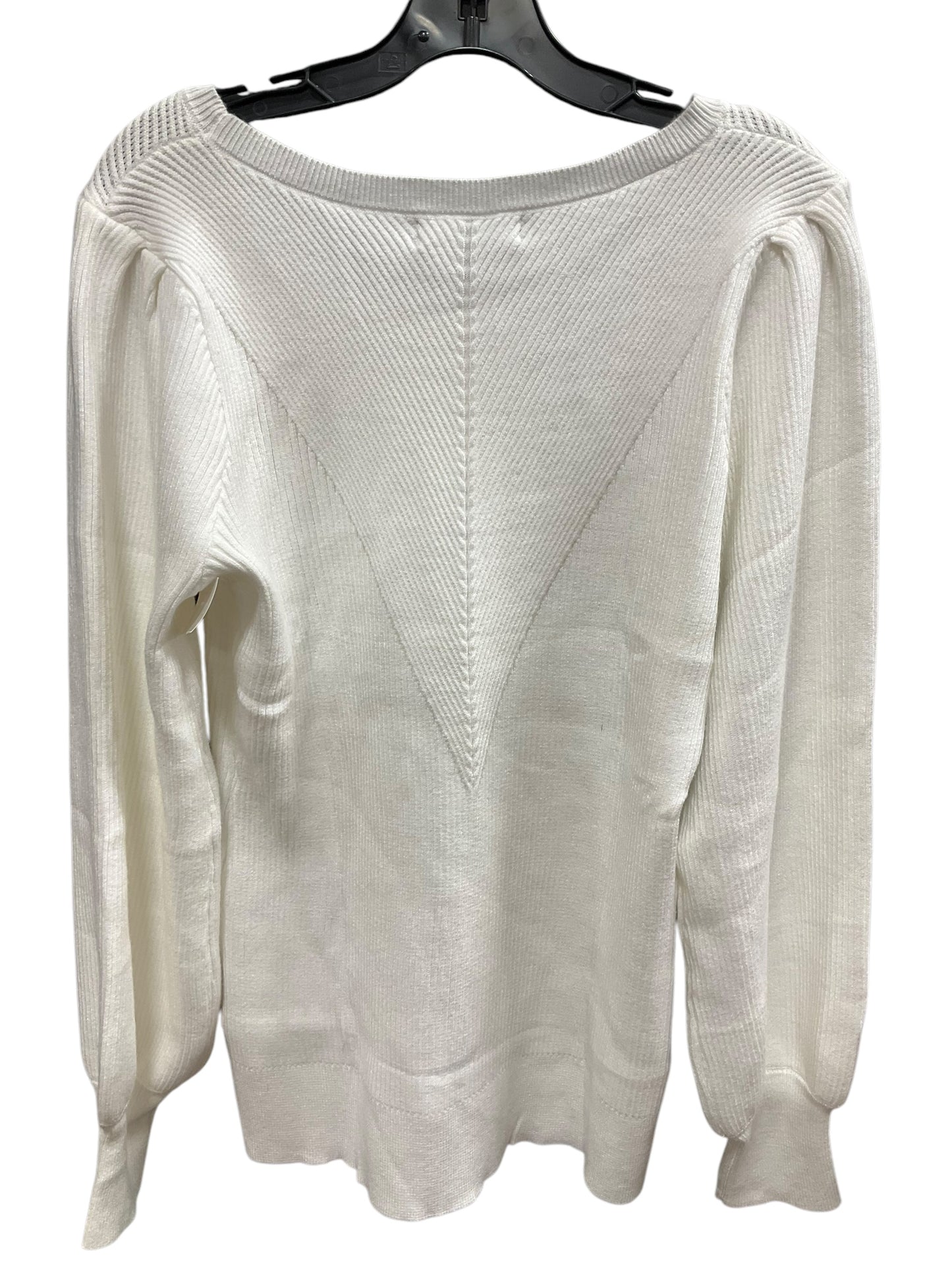 Sweater By Clothes Mentor In Cream, Size: Xl