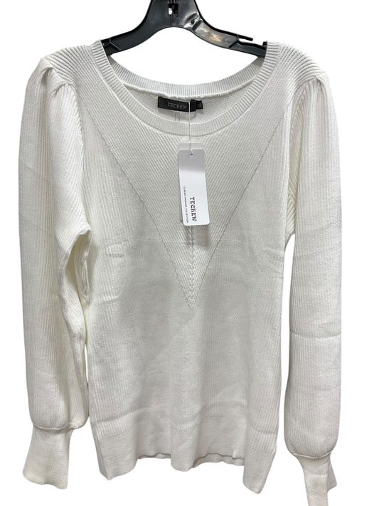 Sweater By Clothes Mentor In Cream, Size: Xl